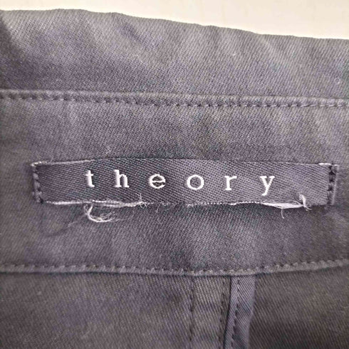 セオリー theory チンスト付 比翼ボタン 3ポケット コットン ジャケット メンズ 36