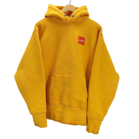 ルックスタジオ LQQK STUDIO ボックスロゴ リバースウィーブ ヘビー スウェット パーカー SNAP HOODIE メンズ