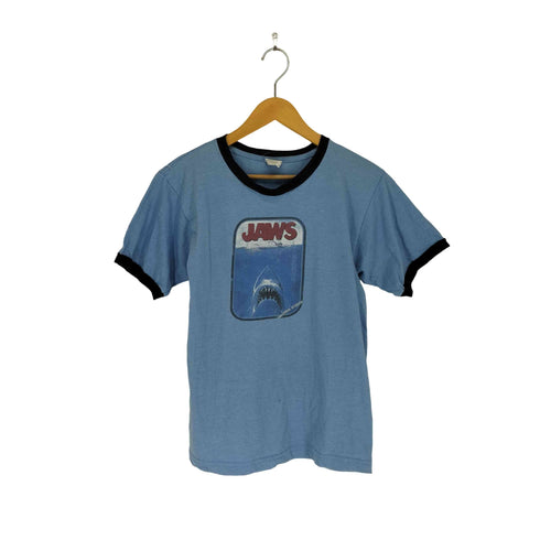 90S ムービープリントリンガーTシャツ メンズ import:S