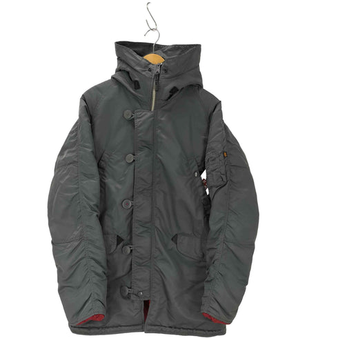 アルファインダストリーズ ALPHA INDUSTRIES 50周年 U.S.PROPERTY EXTREME COLD WEATHER TYPE N-3B(N)中綿 ミリタリー フライト ジャケット メンズ import:M