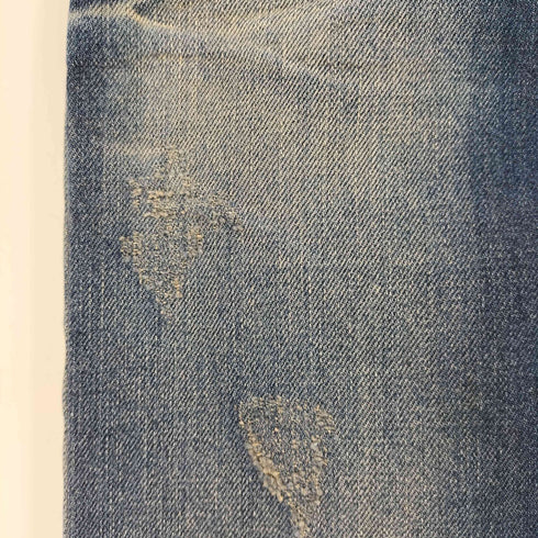 RED PEPPER バックワッペン タイトデニムスカート Y2K レディース 24inch