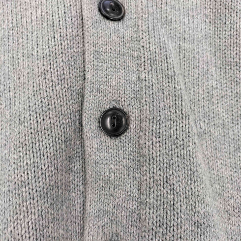 ポロラルフローレン POLO RALPH LAUREN ビックポニー刺繍 ナンバリング ツートン コットンショールカラーカーディガン レディース L(14-16)
