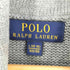 ポロラルフローレン POLO RALPH LAUREN ビックポニー刺繍 ナンバリング ツートン コットンショールカラーカーディガン レディース L(14-16)