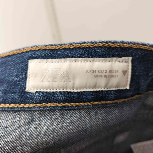 ザラ ZARA TRF バギークロスウエストミッドライズジーンズ レディース JPN:34