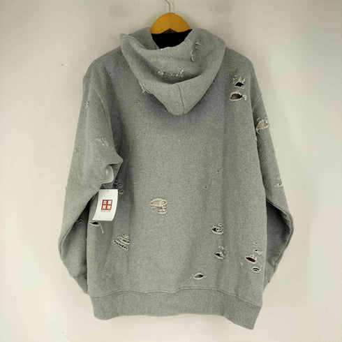 フリークスストア FREAKS STORE ダメージ加工 フロントプリント プルオーバーパーカー レディース JPN:M
