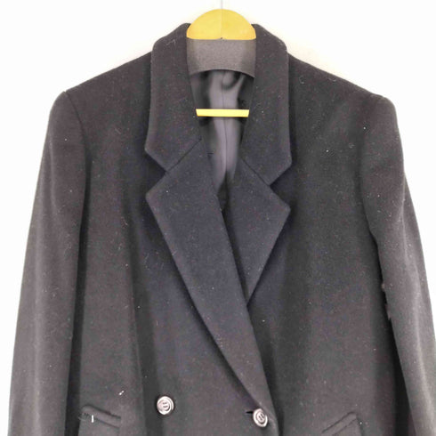 Oxford Traditional カシミヤ混 ダブル チェスターコート レディース