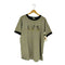 00S フロントキャラクタープリント リンガーTシャツ メンズ import:L