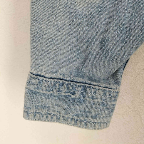 ハーレーダビッドソン HARLEY-DAVIDSON 両面刺繍 スナップボタンデニムシャツ メンズ import:M