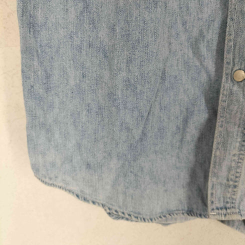 ハーレーダビッドソン HARLEY-DAVIDSON 両面刺繍 スナップボタンデニムシャツ メンズ import:M