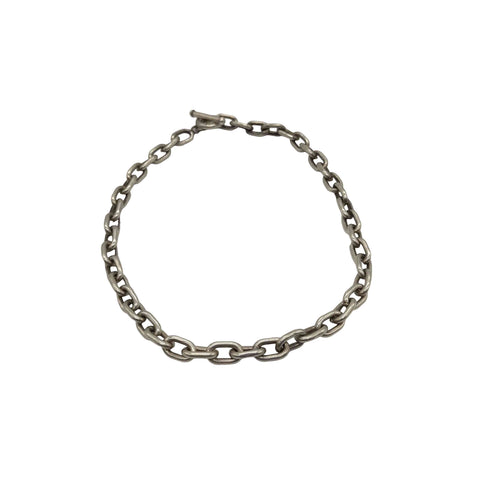 メキシカンシルバー Mexican Silver MEXICO 925 刻印 Tバー アンカー チェーン ネックレス メンズ