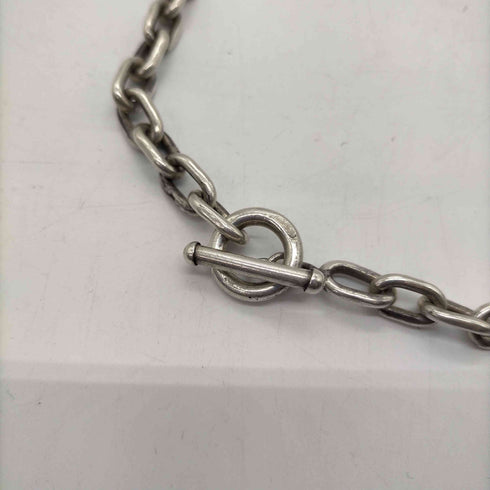 メキシカンシルバー Mexican Silver MEXICO 925 刻印 Tバー アンカー チェーン ネックレス メンズ