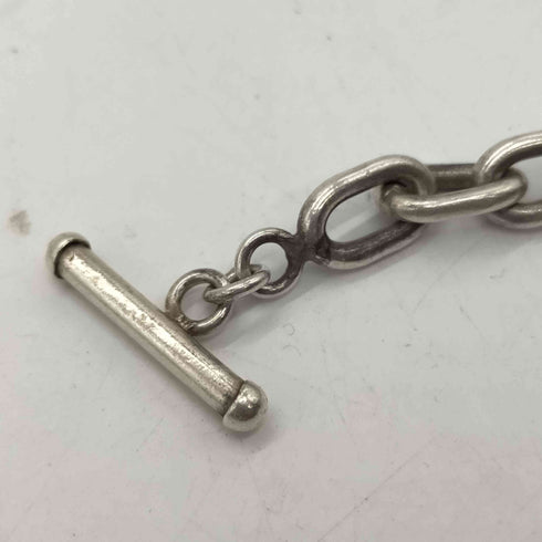 メキシカンシルバー Mexican Silver MEXICO 925 刻印 Tバー アンカー チェーン ネックレス メンズ