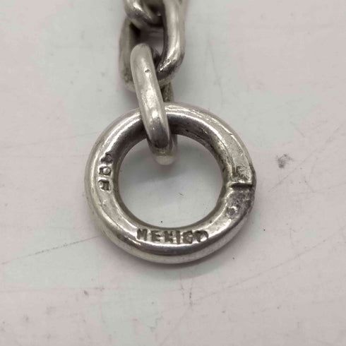 メキシカンシルバー Mexican Silver MEXICO 925 刻印 Tバー アンカー チェーン ネックレス メンズ