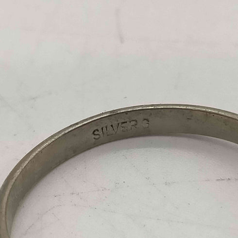 SILVER G 刻印 ストーン リング メンズ 11号