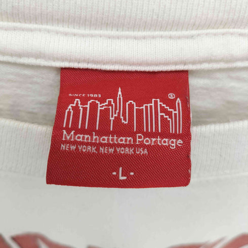 マンハッタンポーテージ Manhattan Portage 24AW USAコットン S/S PRINT T-SHIRT ショートスリーブ プリントTシャツ メンズ import:L