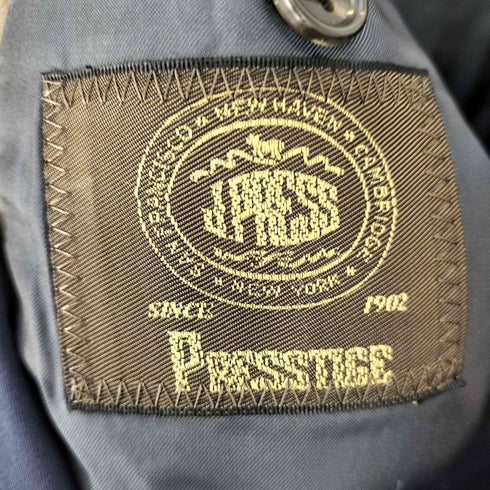 ジェイプレス J.PRESS PRESSTIGE コットン 2B テーラードジャケット メンズ C-92 W-80 T-170