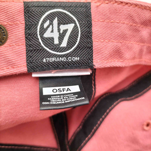 フォーティセブンブランド 47 BRAND チームロゴ刺繍 6パネル ベースボールキャップ メンズ