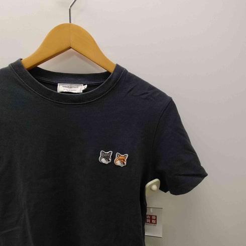 メゾンキツネ MAISON KITSUNE 19SS DOUBLE FOX HEAD ダブル フォックス ヘッド Tシャツ メンズ import:XS