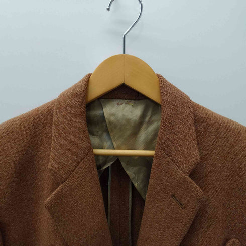 50S Harris Tweed PURE WOOL 裏地総柄 背抜き ウール ツイード 3B テーラード ジャケット 1959年製 メンズ