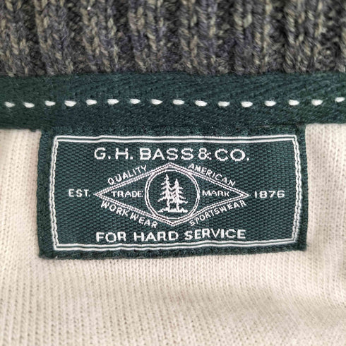 ジーエイチバス G.H.BASS コットン リブニット メンズ import:L