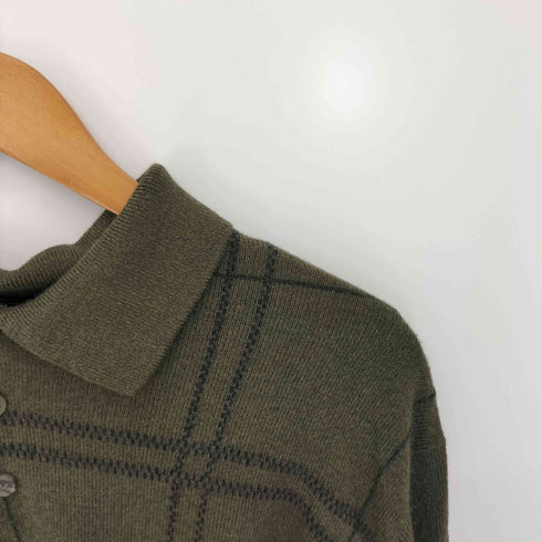ドッカーズ DOCKERS チェック アクリル ニットポロ メンズ import:XL