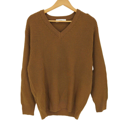 グリーンレーベルリラクシング GREEN LABEL RELAXING 畦 Vネック ニット メンズ JPN:L