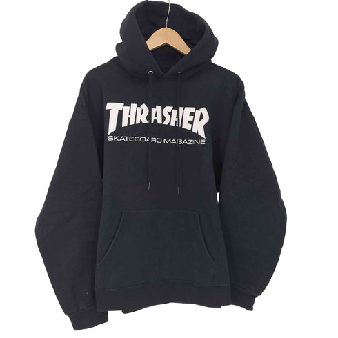 スラッシャー THRASHER 00S ロゴプルオーバーパーカー メキシコ製 メンズ JPN:M