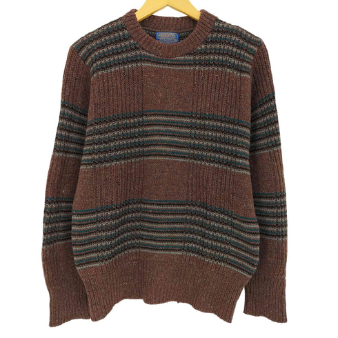 ペンドルトン PENDLETON 70s USA製 ボーダー ウールニット メンズ import:M