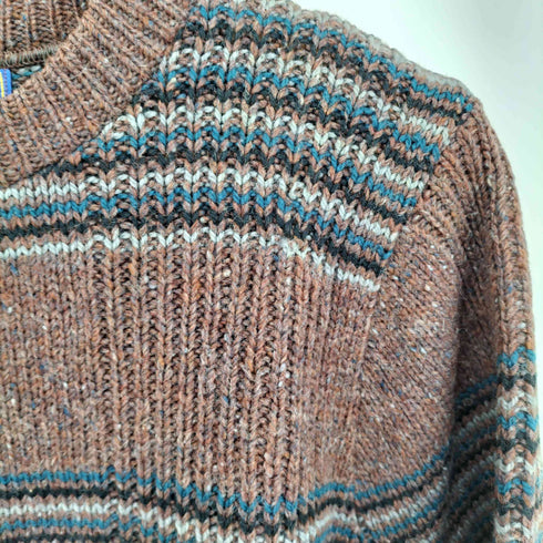 ペンドルトン PENDLETON 70s USA製 ボーダー ウールニット メンズ import:M