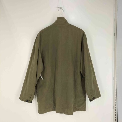 インターメッツォ INTERMEZZO 裏地ネイティブ柄 ピーチスキン チンスト オーバーサイズ カバーオール メンズ LL