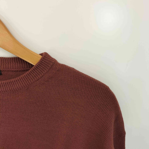 バーニーズニューヨーク BARNEYS NEWYORK ウール クルーネックニット メンズ import:M