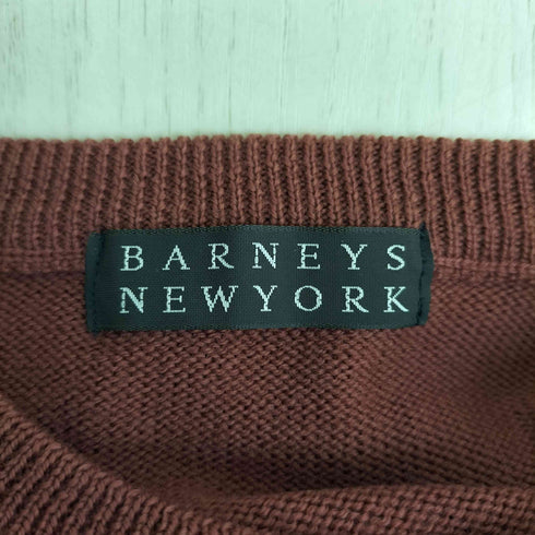 バーニーズニューヨーク BARNEYS NEWYORK ウール クルーネックニット メンズ import:M