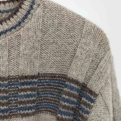 ペンドルトン PENDLETON 70s USA製 ボーダー ウールニット メンズ import:L