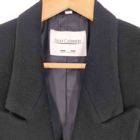 SILKY CASHMERE カシミヤ100% ダブル テーラードジャケット メンズ JPN:L