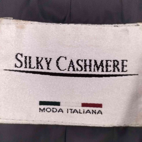 SILKY CASHMERE カシミヤ100% ダブル テーラードジャケット メンズ JPN:L