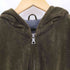 バナナリパブリック BANANA REPUBLIC 00s クロップド丈 スウェード ジップアップ パーカー メンズ import:S