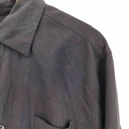 TRAVEL SMITH 90s シルク100 長袖シャツ メンズ import:L