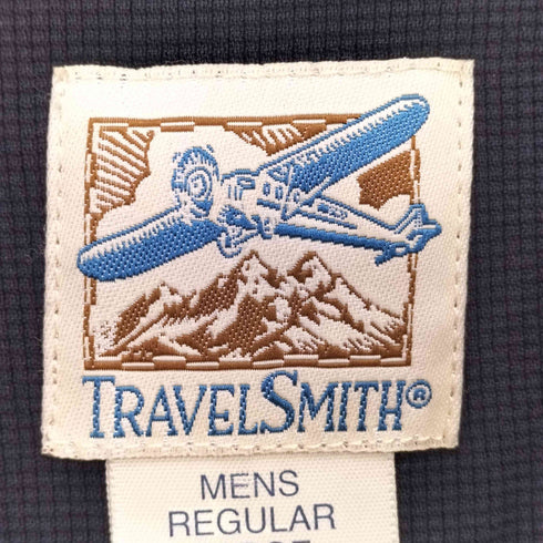TRAVEL SMITH 90s シルク100 長袖シャツ メンズ import:L