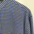 ヴァンヒューゼン VAN HEUSEN 90s 紺タグ スタンドカラー ギンガムチェック 長袖シャツ メンズ import:M