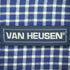 ヴァンヒューゼン VAN HEUSEN 90s 紺タグ スタンドカラー ギンガムチェック 長袖シャツ メンズ import:M
