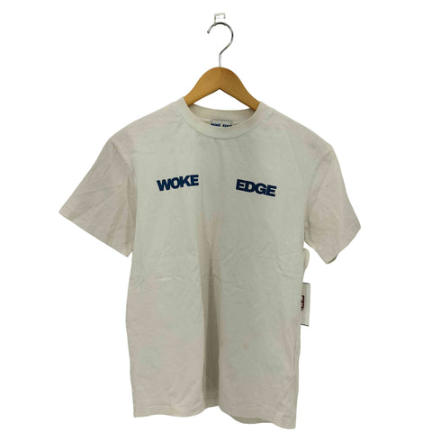 WOKE EDGE ブランドロゴプリント クルーネックtシャツ メンズ import:S