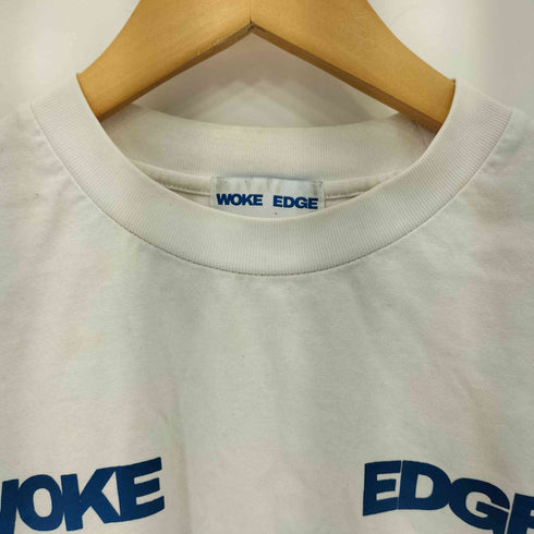 WOKE EDGE ブランドロゴプリント クルーネックtシャツ メンズ import:S
