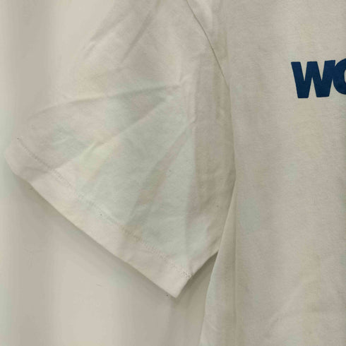 WOKE EDGE ブランドロゴプリント クルーネックtシャツ メンズ import:S