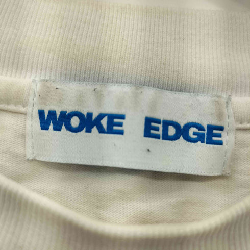 WOKE EDGE ブランドロゴプリント クルーネックtシャツ メンズ import:S