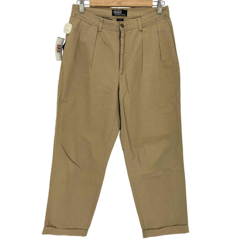 ポロバイラルフローレン Polo by RALPH LAUREN 90s ドミニカ製 コットンツイル ワイドテーパード 2タック チノ メンズ 32×30
