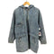 ANDY JOHNS ウォッシュ加工 デニム スナップボタン フーデッド コート メンズ import:M