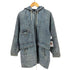 ANDY JOHNS ウォッシュ加工 デニム スナップボタン フーデッド コート メンズ import:M