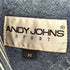 ANDY JOHNS ウォッシュ加工 デニム スナップボタン フーデッド コート メンズ import:M