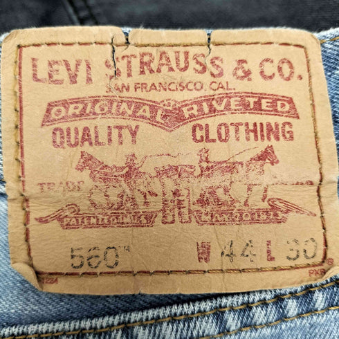 リーバイス Levis 90-00s ボタン裏499 COMFORT FIT 560 バギーワイドデニム メンズ W44 L30