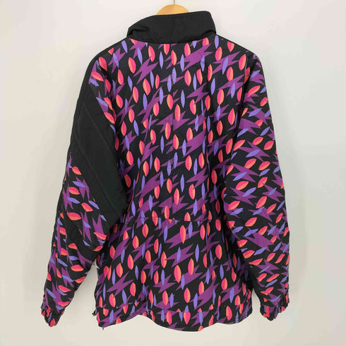 バートン BURTON 80-90S 台湾製 総柄 切り替え アノラック ナイロン マウンテン ジャケット メンズ import:M